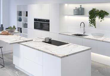 Столешница СОЮЗ 3124М Азул в интерьере